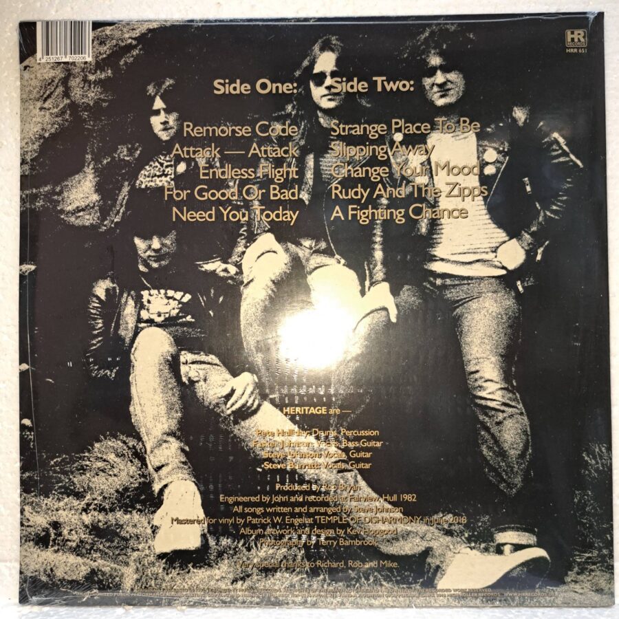 Heritage – Remorse Code - Disc VINIL MAXI (NOU SIGILAT)