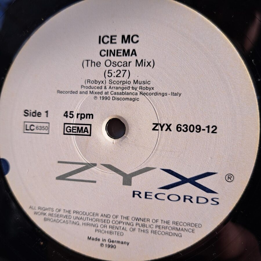 ICE MC – Cinema Disc VINIL MAXI VG+