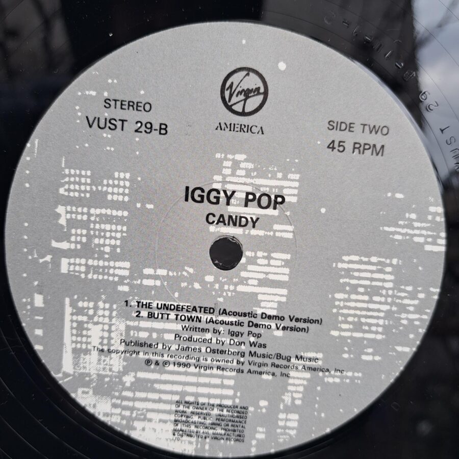 Iggy Pop – Candy Disc VINIL maxi VG+