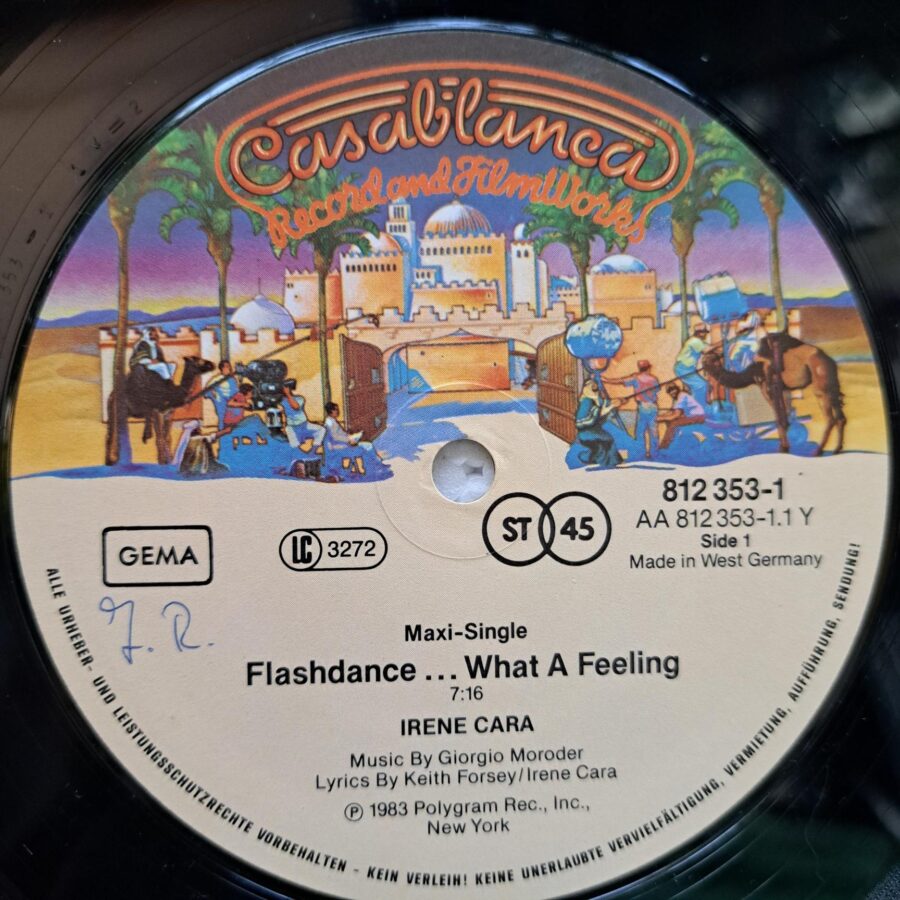 Irene Cara – Flashdance ... What A Feeling (Long Version) – Disc Vinil MAXI VG VG+ (lotE)