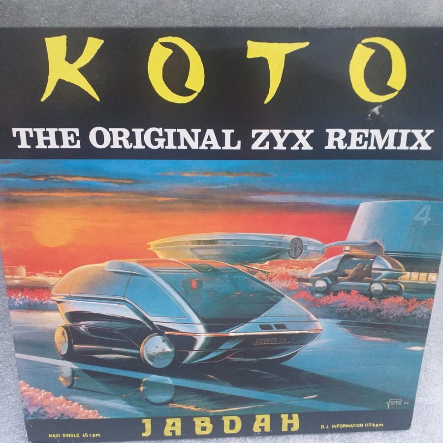 Koto – Jabdah (The Original ZYX Remix) Disc VINIL maxi VG+