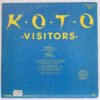 Koto – Visitors (Vocal Remix) Disc Vinil MAXI VG+ (boxB)