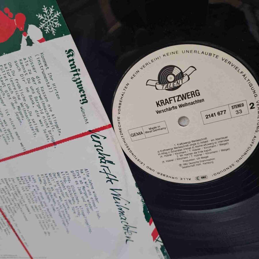 Kraftzwerg – Verschärfte Weihnachten! – Disc Vinil MAXI 45 RPM VG+ (lotB)