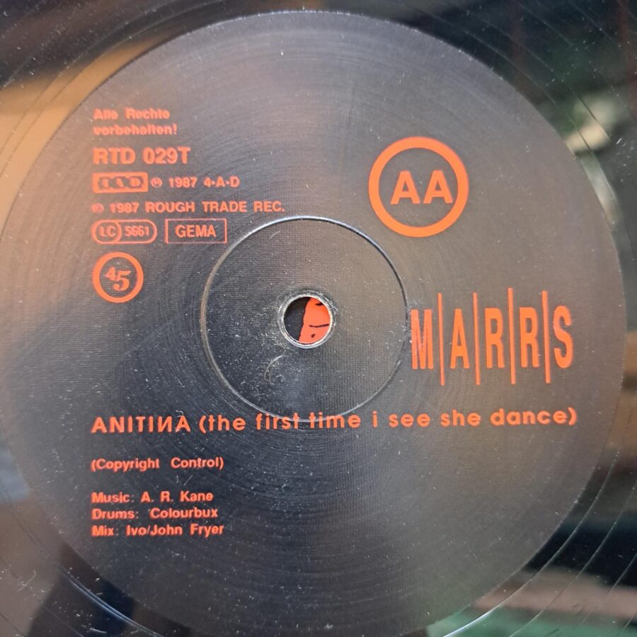 MARRS – Pump Up The Volume – Disc Vinil MAXI 45 RPM VG+ UK(lotE)