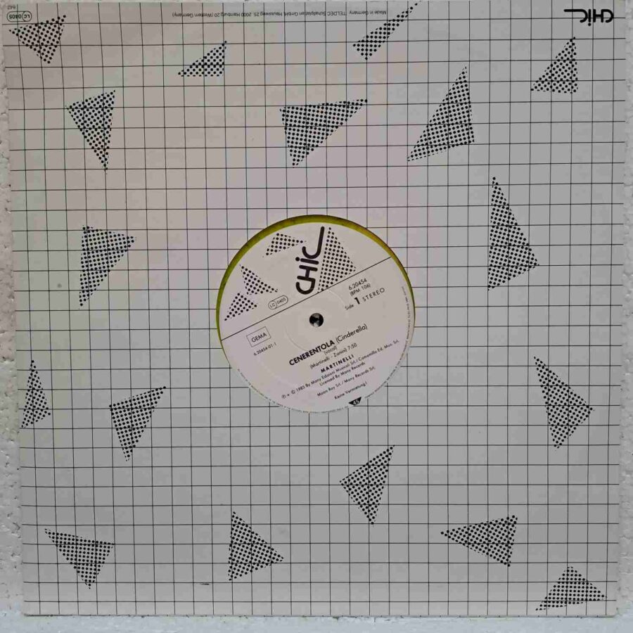 Martinelli – Cenerentola (Cinderella) (2) Martinelli – Cenerentola (Cinderella) - Disc Vinil MAXI 45 RPM VG+ (lotM)