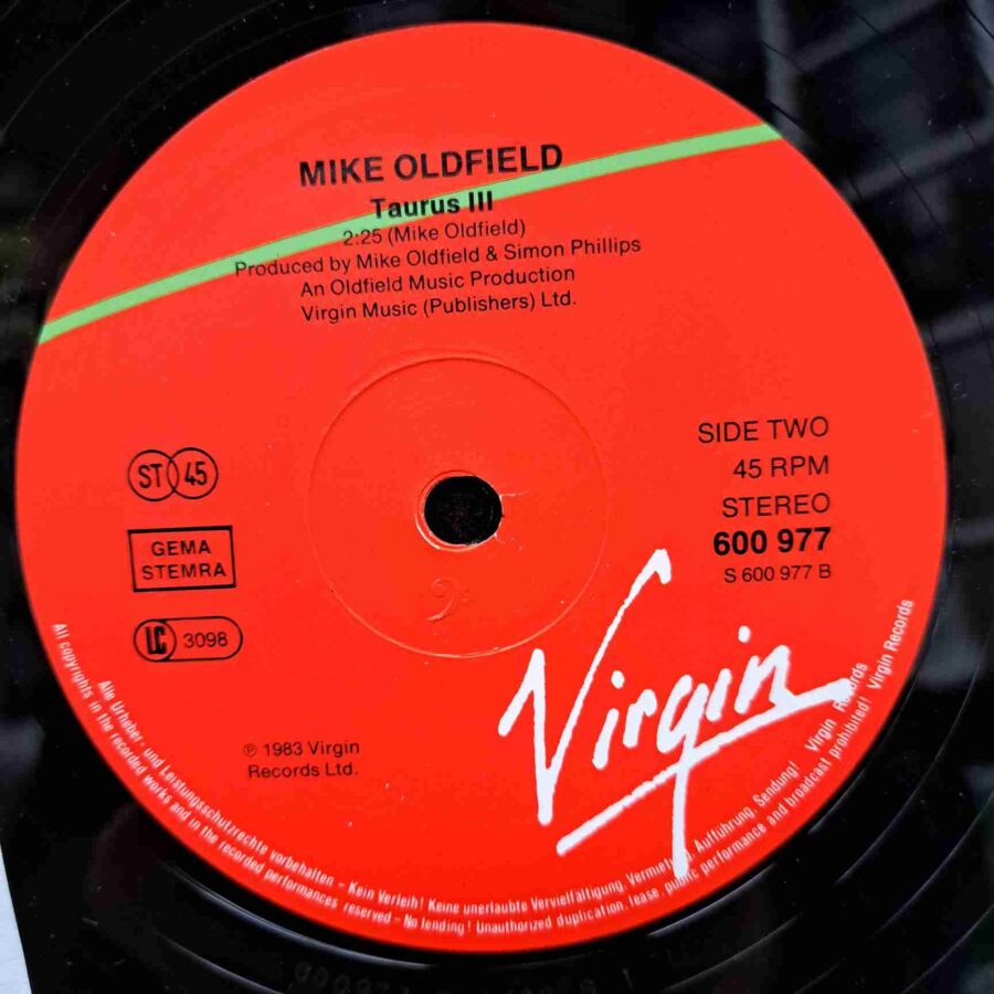 Mike Oldfield And Roger Chapman – Shadow On The Wall (Extended Version) (1) Mike Oldfield And Roger Chapman – Shadow On The Wall (Extended Version) - Disc Vinil MAXI 45 RPM VG+ (lotM)