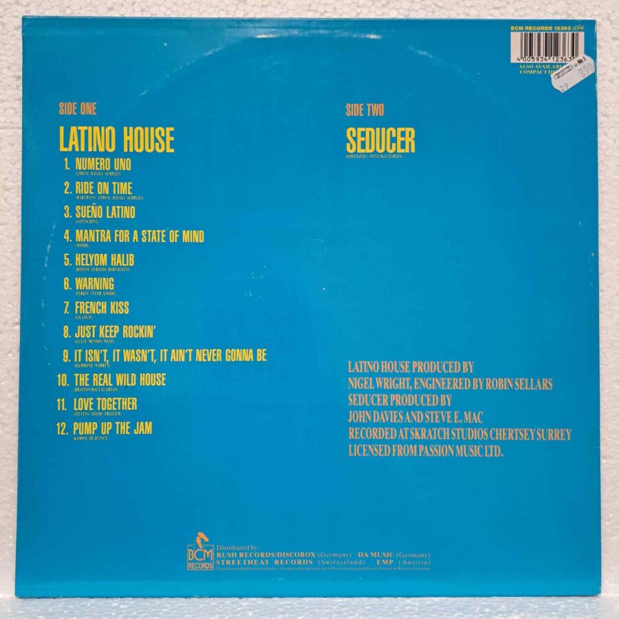 Mirage – Latino House (3) Mirage – Latino House – Disc Vinil MAXI 45 RPM VG+ (lotG)