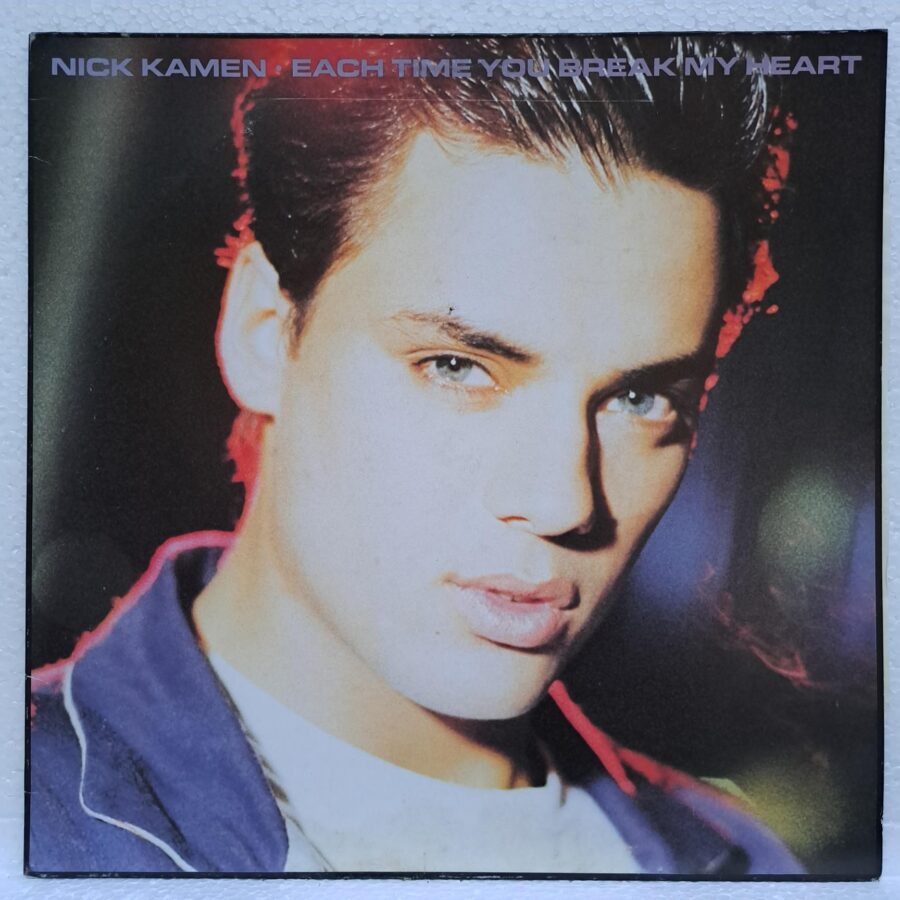 Nick Kamen – Each Time You Break My Heart (2) Nick Kamen – Each Time You Break My Heart – Disc Vinil MAXI 45 RPM VG+ (lotE)