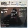 November • 91 (Two) (3) November • 91 (Two) – Disc Vinil MAXI VG VG+ (lotH)