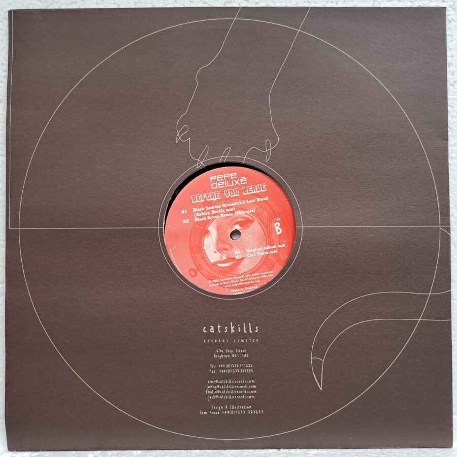 Pepe Deluxé – Before You Leave (3) Pepe Deluxé – Before You Leave - Disc Vinil MAXI VG+ (lotE) UK