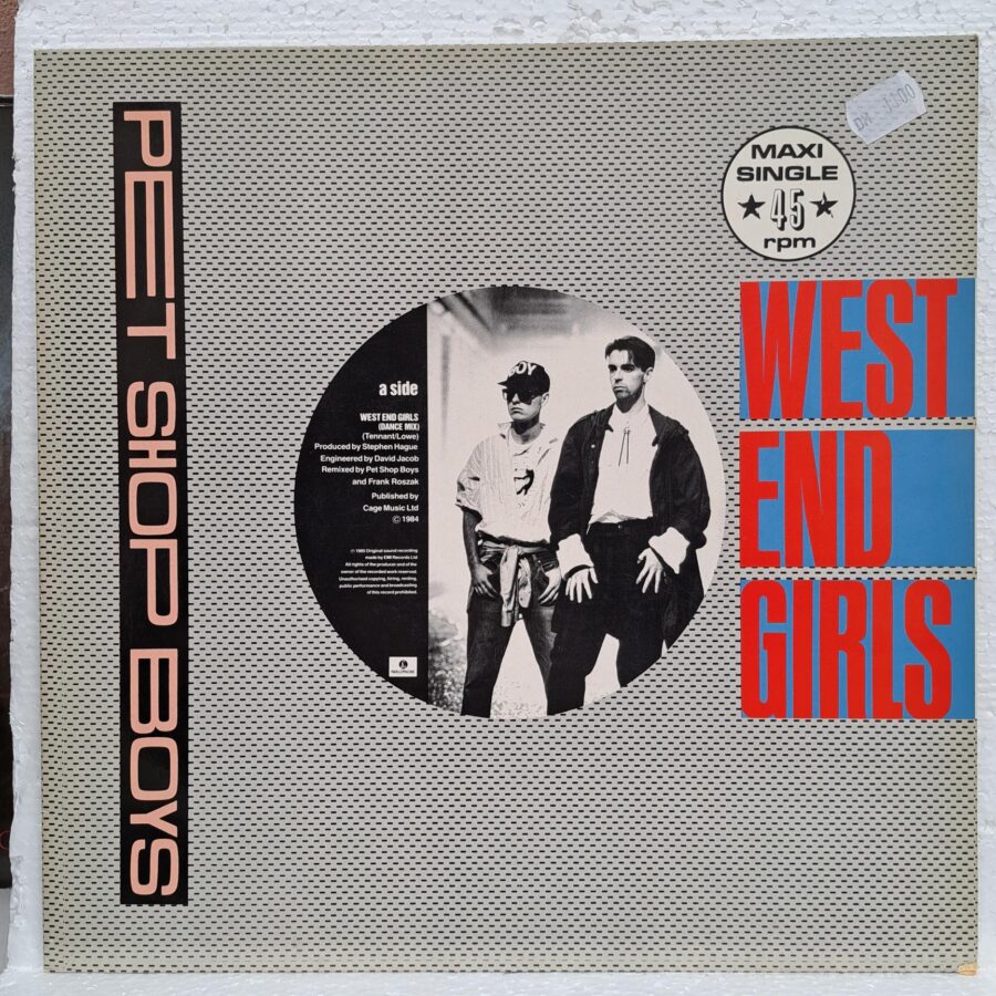 Pet Shop Boys – West End Girls (Dance Mix) Disc VINIL maxi VG+ Pet Shop Boys – West End Girls (Dance Mix) Disc VINIL maxi VG+