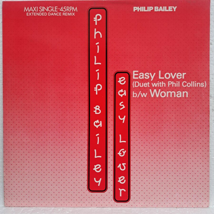 Philip Bailey Duet With Phil Collins / Philip Bailey – Easy Lover (Extended Dance Remix) b/w Woman Disc VINIL MAXI VG+