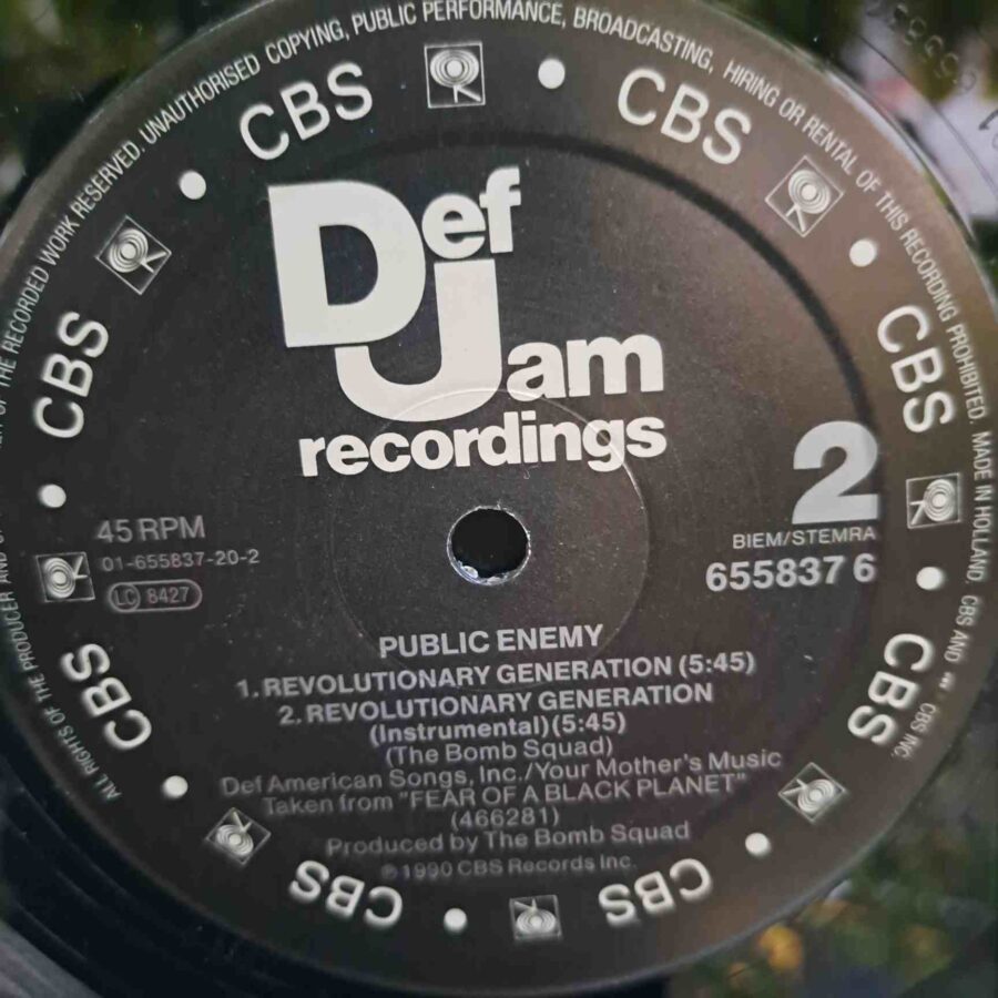 Public Enemy – 911 Is A Joke (1) Public Enemy – 911 Is A Joke – Disc Vinil MAXI 45 RPM VG+ (lotG)