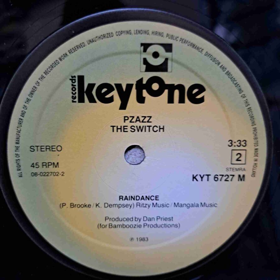Pzazz – The Switch – Disc Vinil MAXI 45 RPM VG+ (lotI)