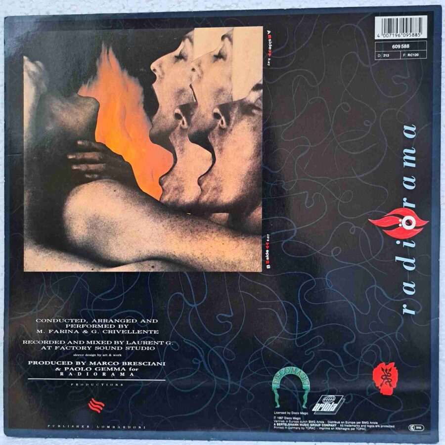 Radiorama – Fire (3) Radiorama – Fire – Disc Vinil MAXI 45 RPM VG (lotB)