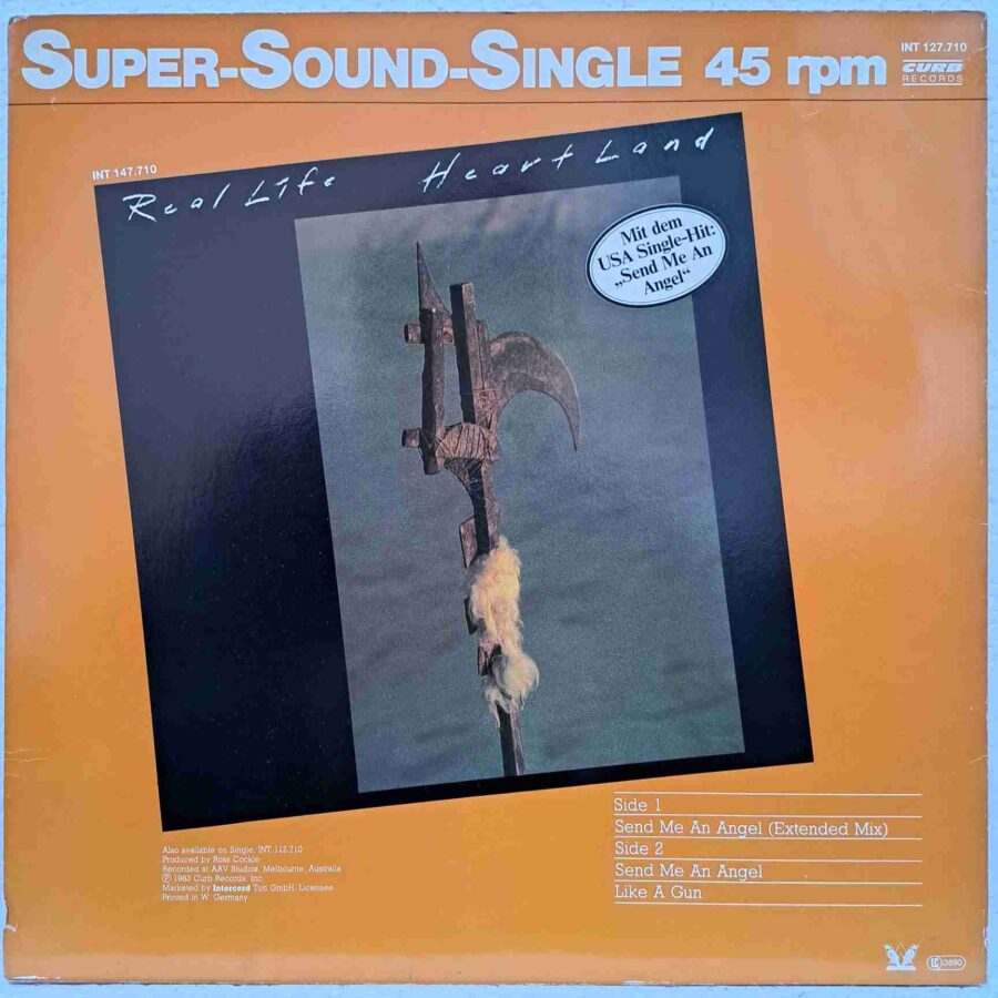 Real Life – Send Me An Angel (Extended Mix) (3) Real Life – Send Me An Angel (Extended Mix) - Disc Vinil MAXI 45 RPM VG+ (lotM)