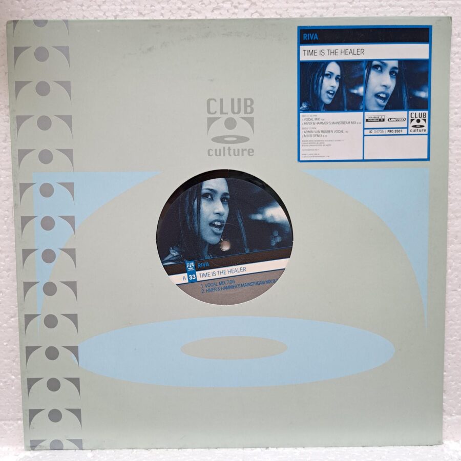 Riva – Time Is The Healer (2) Riva – Time Is The Healer - Disc Vinil MAXI VG+ (lotE)