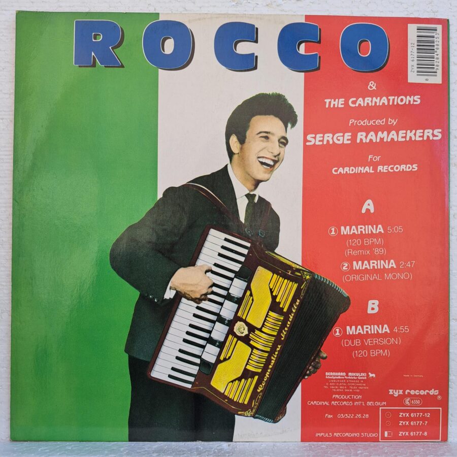 Rocco Granata – Marina (Remix '89) Disc VINIL maxi VG+ (box7) (3) Rocco Granata – Marina (Remix '89) Disc VINIL maxi VG+ (box7)