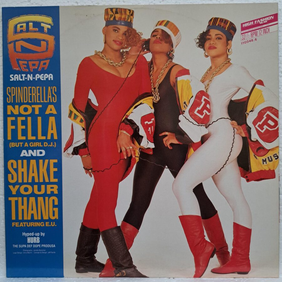 Salt 'N' Pepa – Shake Your Thang / Spinderella's Not A Fella (But A Girl DJ) Disc VINIL LP VG+ (box4)