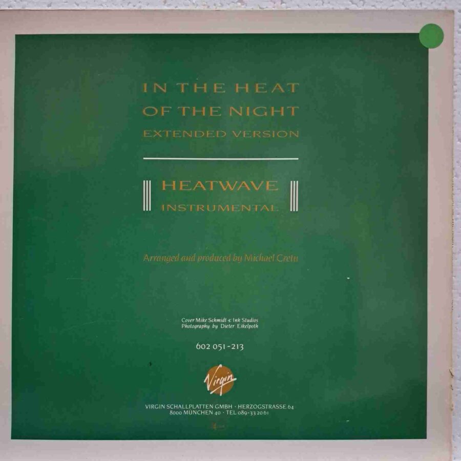 Sandra – In The Heat Of The Night DISC VINIL MAXI VG VG+ (boxB) (2) Sandra – In The Heat Of The Night DISC VINIL MAXI VG VG+ (boxB)