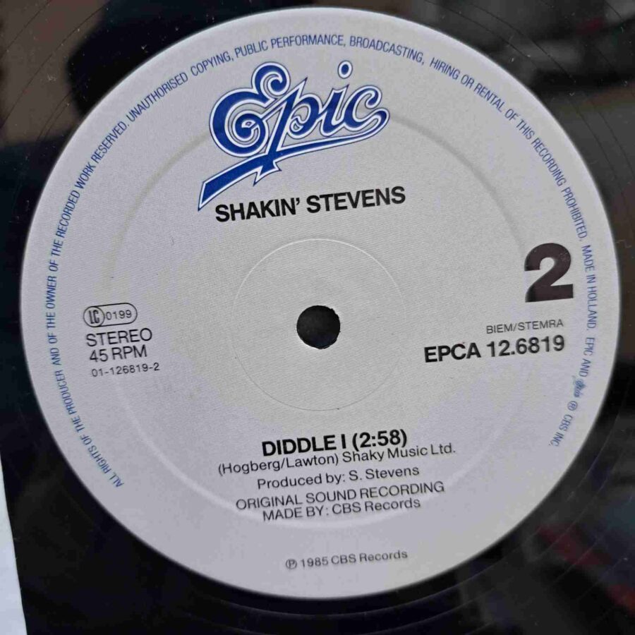 Shakin' Stevens – Turning Away (Extended Remix) – Disc Vinil MAXI 45 RPM VG VG+ (lotB)