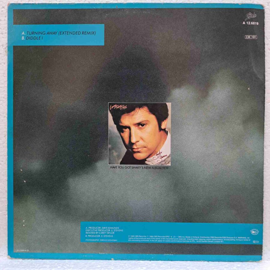 Shakin' Stevens – Turning Away (Extended Remix) – Disc Vinil MAXI 45 RPM VG VG+ (lotB)