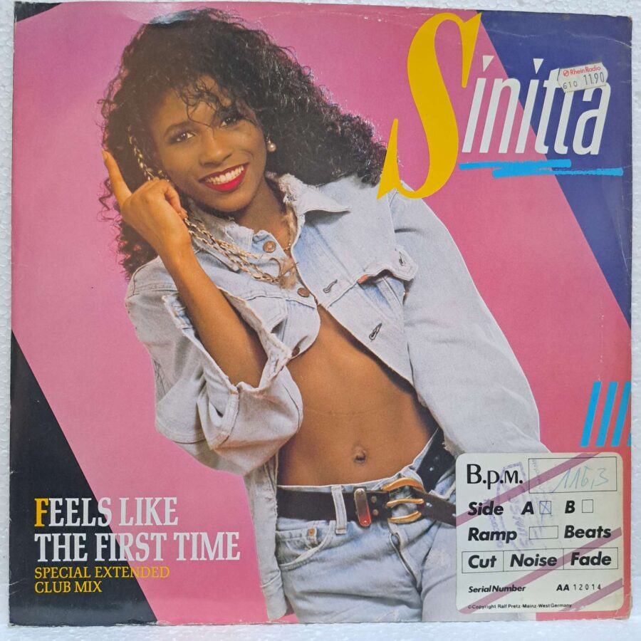 Sinitta – Feels Like The First Time (Special Extended Club Mix) (2) Sinitta – Feels Like The First Time (Special Extended Club Mix) – Disc Vinil MAXI VG VG+ (lotE)
