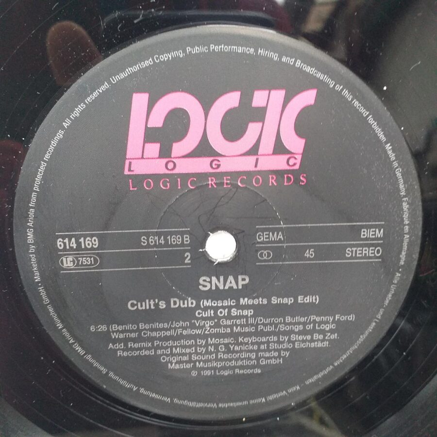 Snap! – Mega Mix Disc VINIL MAXI VG+ (REPOSTAT)