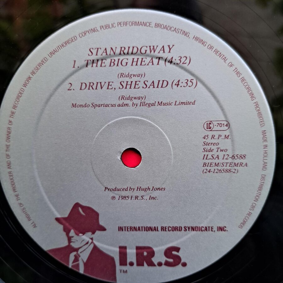 Stan Ridgway – Salesman Disc VINIL MAXI VG+ (box4) Stan Ridgway – Salesman Disc VINIL MAXI VG+ (box4)