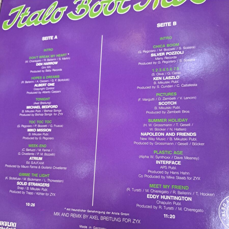Starburst The London Symphony Orchestra – The Power Of Classic Rock Italo Boot Mix Vol. 9 High Life (5) Box 4 Discuri Vinil LP/MAXI VG+ - Elton John, Pat Benatar, Albert One, Ken Laszlo, Eddy Huntington, High Life, Depeche Mode, Roxy Music (lotD9)