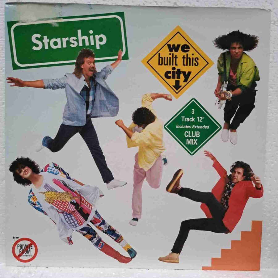 Starship – We Built This City (2) Starship – We Built This City - Disc Vinil MAXI 45 RPM VG+ (lotI)