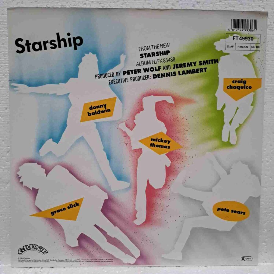 Starship – We Built This City (3) Starship – We Built This City - Disc Vinil MAXI 45 RPM VG+ (lotI)