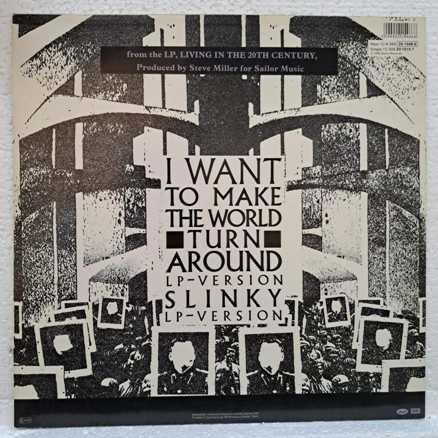 Steve Miller Band – I Want To Make The World Turn Around Slinky – Disc Vinil MAXI VG VG+ (lotE)