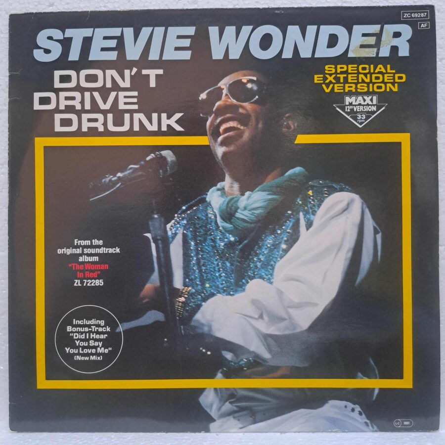 Stevie Wonder – Don't Drive Drunk – Disc Vinil MAXI VG+ (lotF)