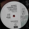 Sydney Youngblood – If Only I Could (1) Sydney Youngblood – If Only I Could - Disc Vinil MAXI 45 RPM VG (lotK)
