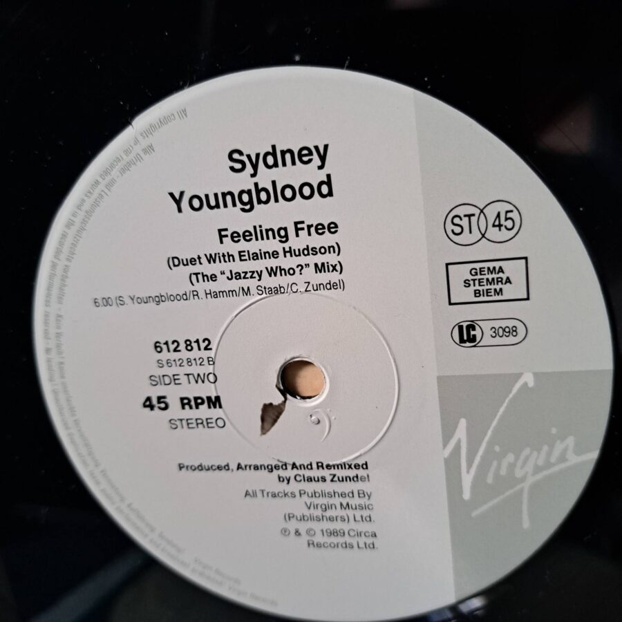 Sydney Youngblood – Sit And Wait - Disc Vinil MAXI 45 RPM VG VG+ (lotD)