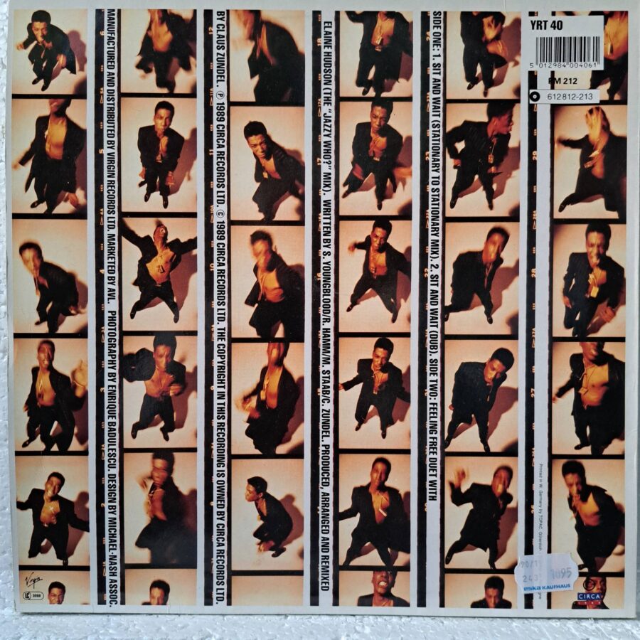 Sydney Youngblood – Sit And Wait - Disc Vinil MAXI 45 RPM VG VG+ (lotD)