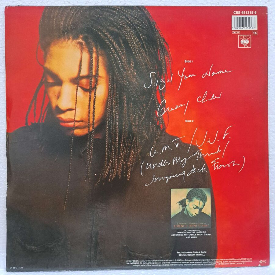 Terence Trent D'Arby – Sign Your Name (3) Terence Trent D'Arby – Sign Your Name – Disc Vinil MAXI 45 RPM VG+ (lotE)