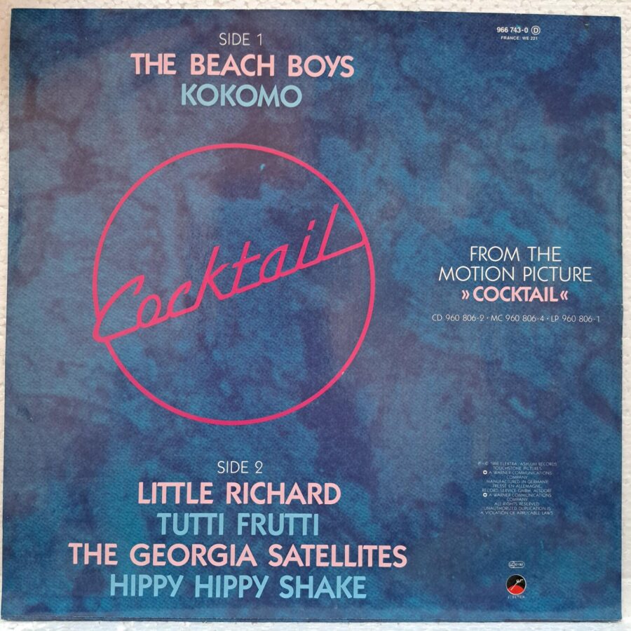 The Beach Boys – Kokomo (3) The Beach Boys – Kokomo – Disc Vinil MAXI 45 RPM VG+(lotE)