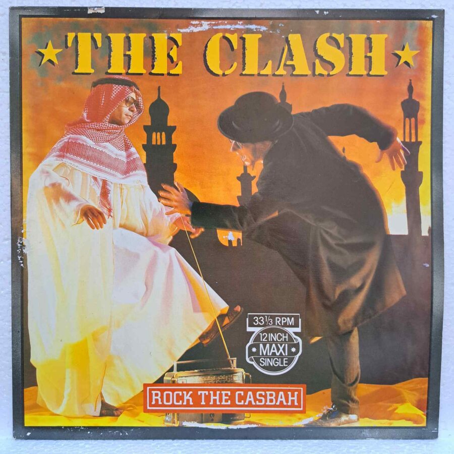 The Clash – Rock The Casbah (2) The Clash – Rock The Casbah – Disc Vinil MAXI VG VG+ (lotH)
