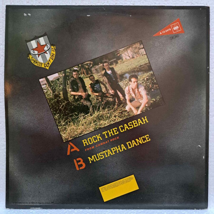 The Clash – Rock The Casbah (3) The Clash – Rock The Casbah – Disc Vinil MAXI VG VG+ (lotH)