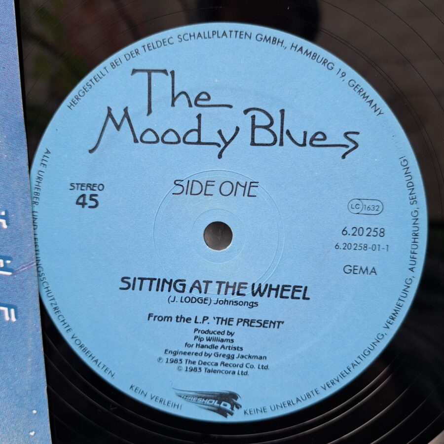 The Moody Blues – Sitting At The Wheel The Moody Blues – Sitting At The Wheel Disc VINIL maxi VG+ (box3)