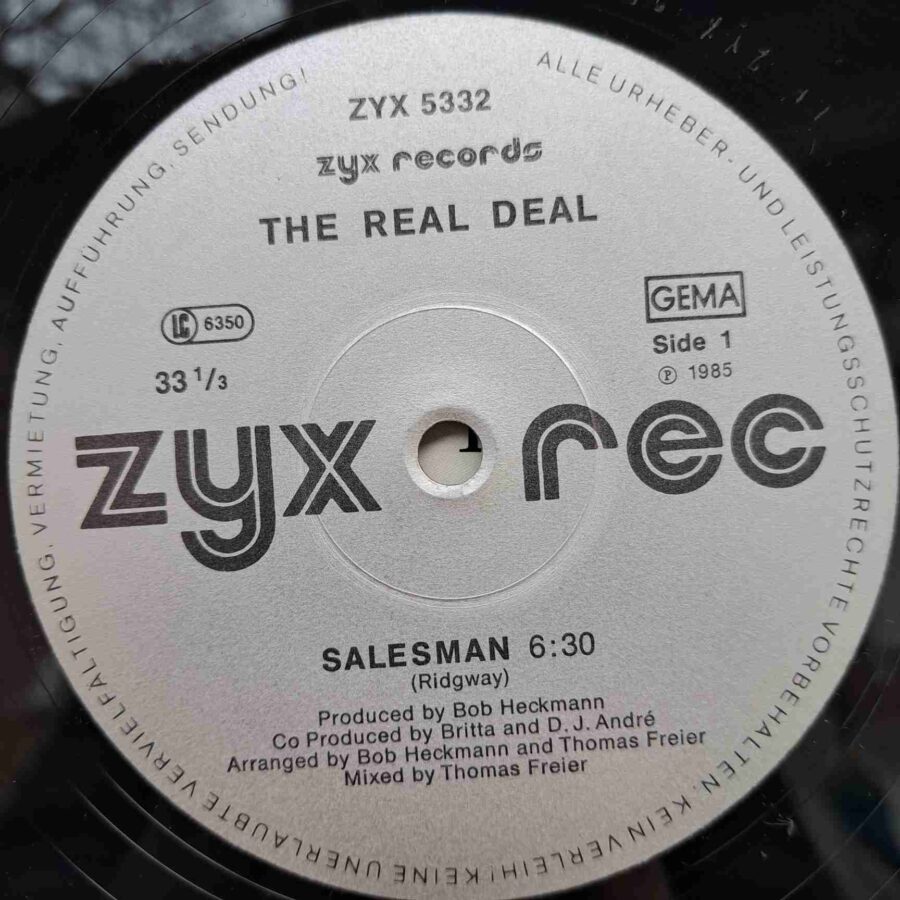 The Real Deal (3) – Salesman The Real Deal – Salesman – Disc Vinil MAXI VG+ (lotA)
