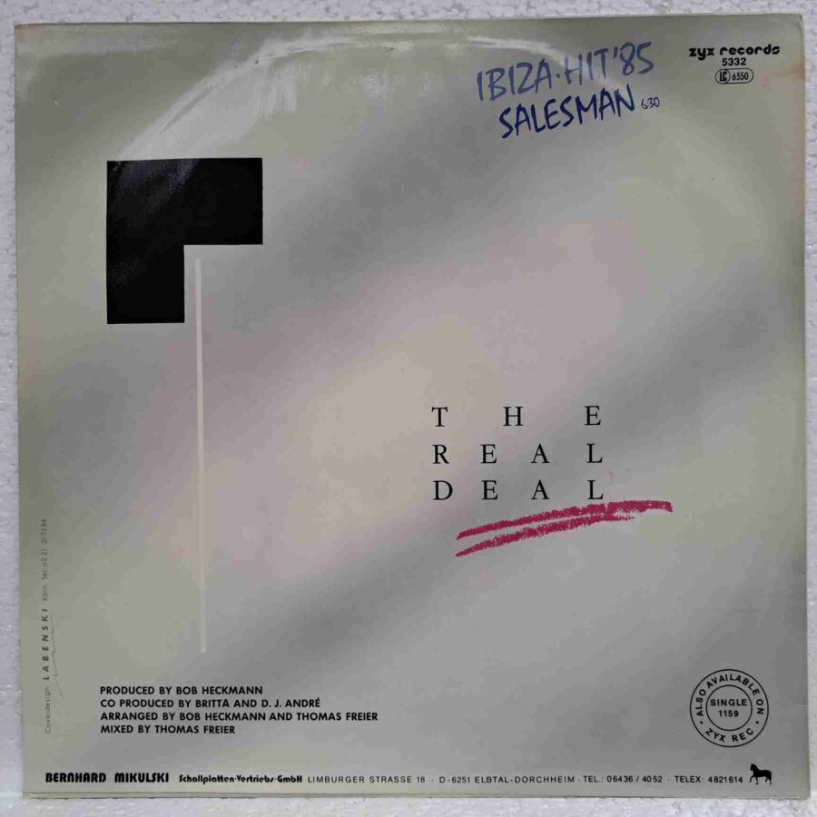 The Real Deal (5) – Salesman The Real Deal – Salesman – Disc Vinil MAXI VG+ (lotA)