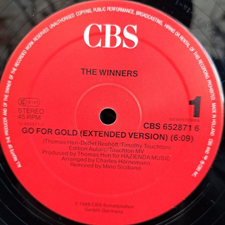The Winners – Go For Gold Disc VINIL LP VG+ MAXI