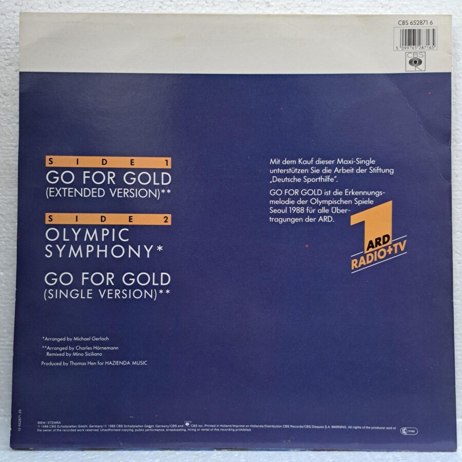 The Winners – Go For Gold Disc VINIL LP VG+ MAXI