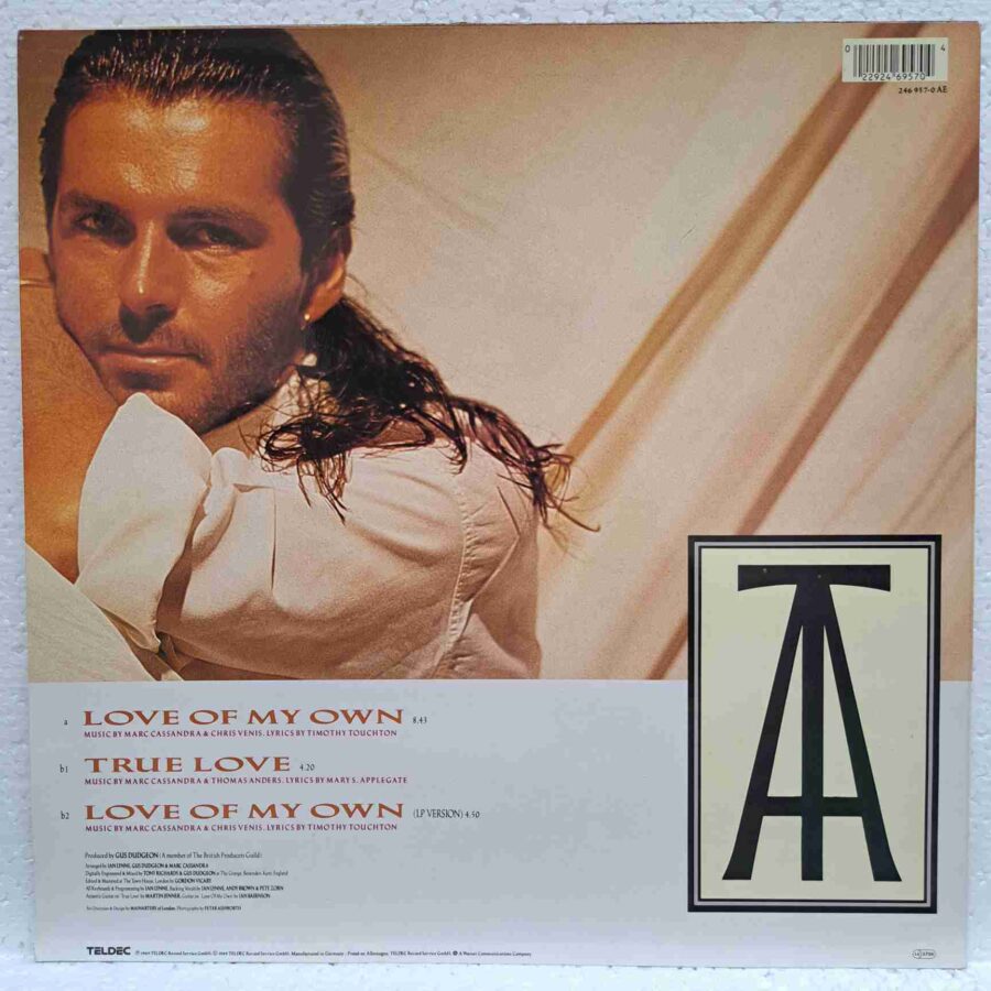 Thomas Anders – Love Of My Own - Disc Vinil MAXI 45 RPM EX