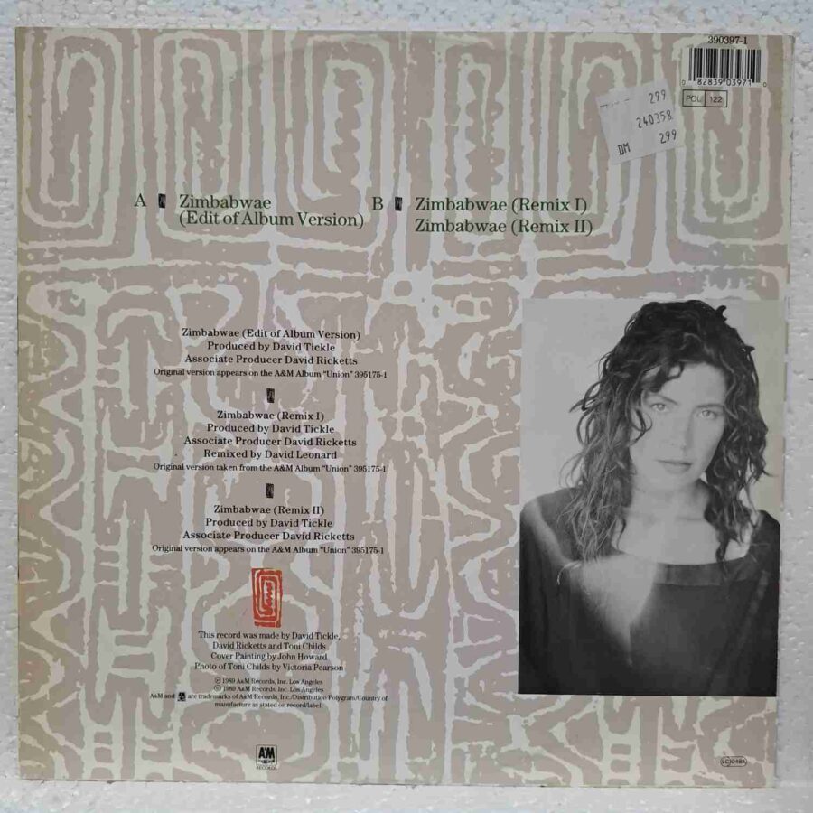 Toni Childs – Zimbabwae - Disc Vinil MAXI 45 RPM VG+ (lotI)