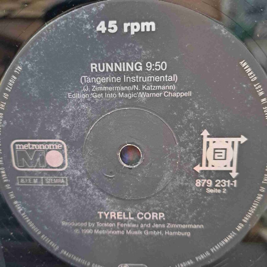 Tyrell Corp. – Running – Disc Vinil MAXI 45 RPM VG (lotB)