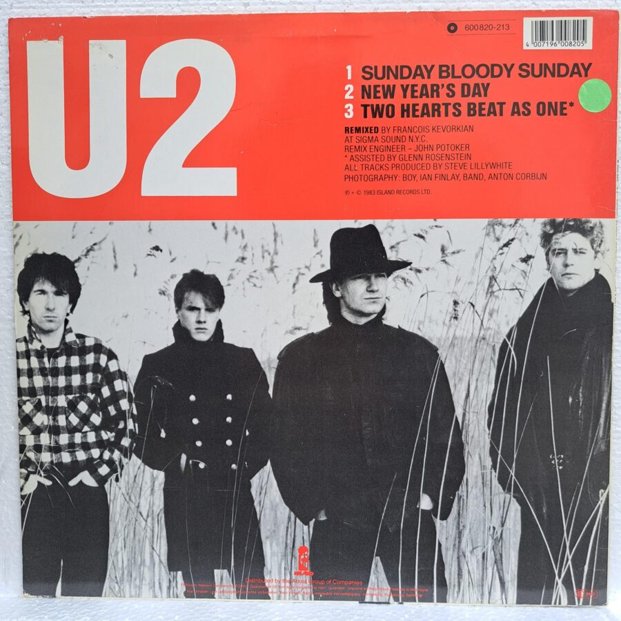 U2 – Sunday Bloody Sunday Disc VINIL Maxi VG+